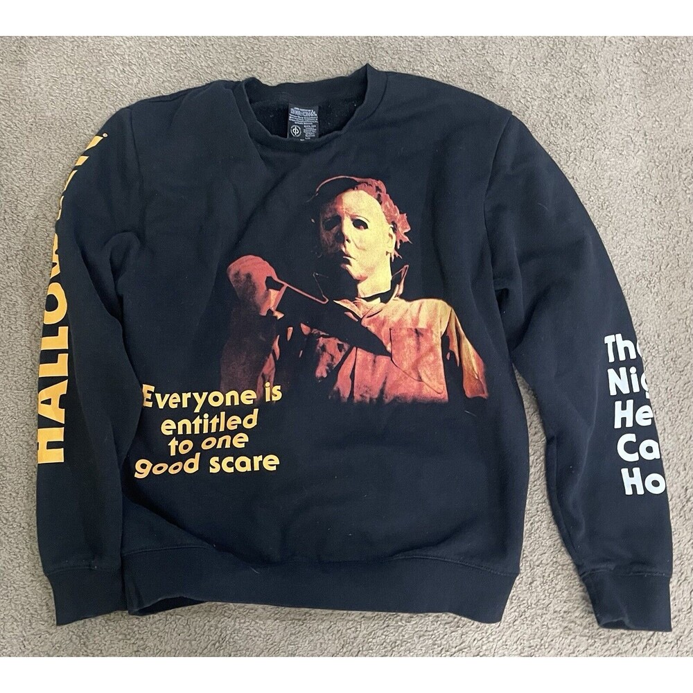 John Carpenter’s Halloween Michael Myers Medium Black Sweatshirt